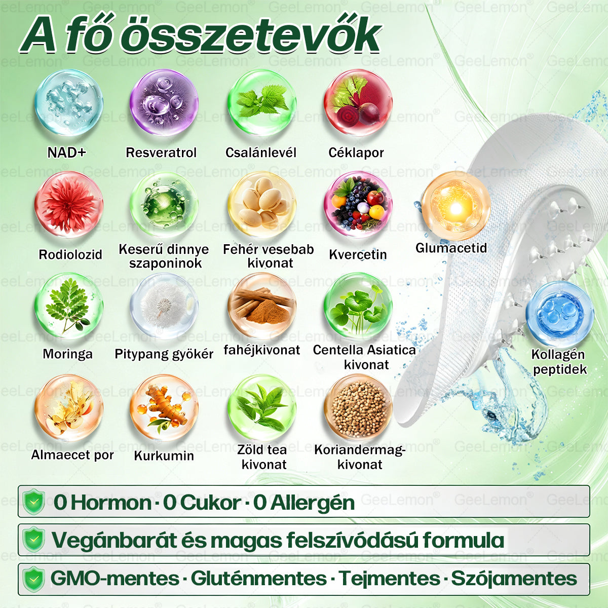 Ajánlott a Semmelweis Kórház által · 👩‍⚕️BENU hivatalos üzlet| 🎄✅ 𝐆𝐞𝑒𝐿𝑒𝐦𝐨𝐧® Glumasetide 8 az 1-ben Karcsú és Egészséges Nano Mikrotűs Tapasz 🇭🇺